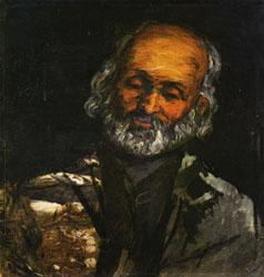 Paul Cezanne Head of and Old Man oil painting image